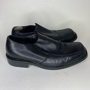 Windsor Smith Men's Black Leather Dress Shoes Loafers Slip Ons Size 7 Casual